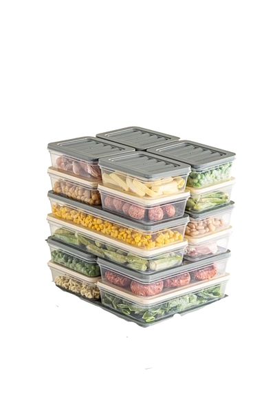 VİZYON Refrigerator Organizer Set Refrigerator Organizer Icebox Storage Container