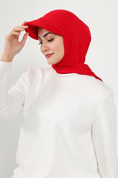 Aisha's Design غطاء رأس نسائي من القطن الممشط مع حاجب وكونسيلر، B-88P