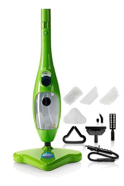 DLC ممسحة بخارية متعددة الأغراض باللون الأخضر