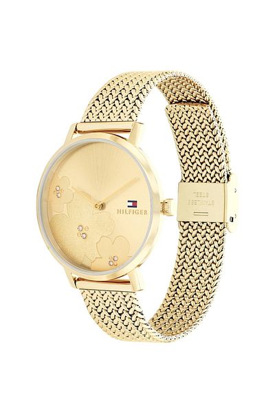 Tommy Hilfiger Women's Analogue Quartz Watch with Stainless Steel Case and Mesh Bracelet 35 mm