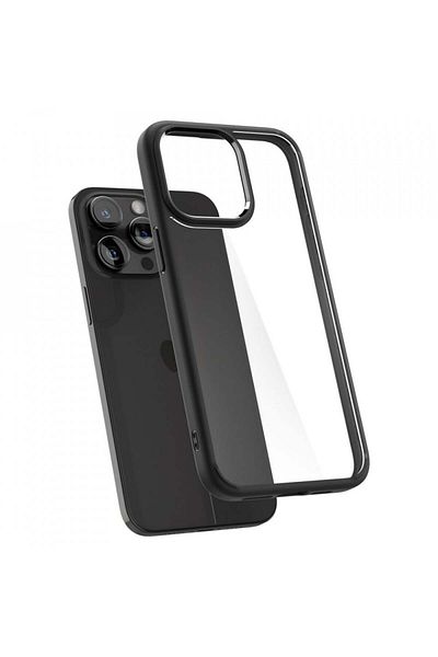 Spigen Case For Iphone 15 Pro Max Case, Ultra Hybrid - Matte Black