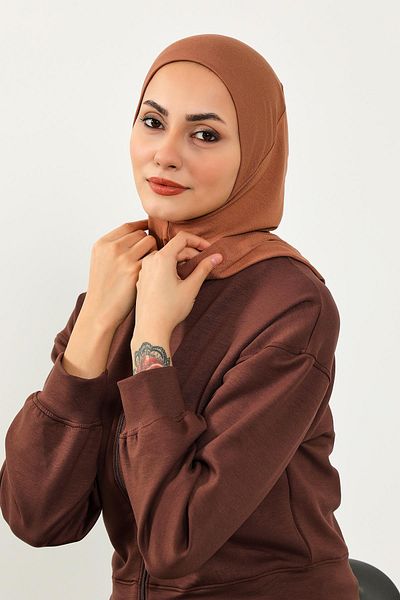 Aisha's Design Combed Cotton Women's Ready-Made Bonnet with Hood and Concealer, B-89P
