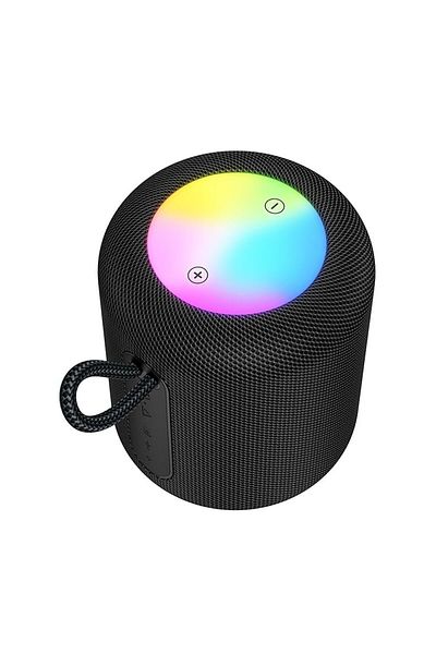 REDz Accessories Portable Speaker With Rgb Lighting, Hoco Hc30, Bluetooth 5.4, Power 5w, Black
