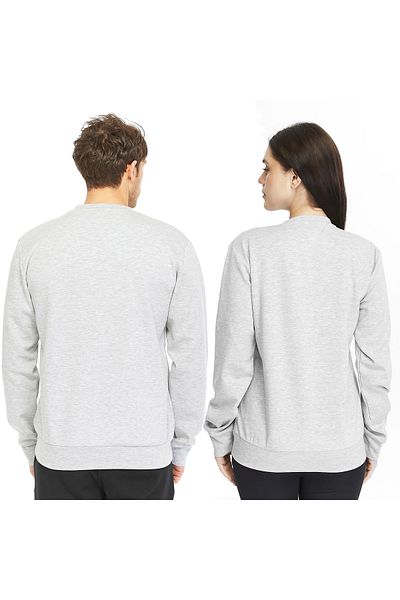 raru Унисекс суичър Saturo Grey Melange