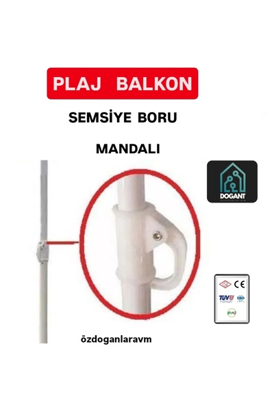 dogant özdoğanlar avm Plaj Şemsiyesi Mandalı Şemsiye Borusu Sıkıştırma Mandalı