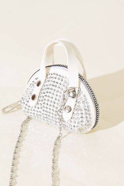 stcococix since 1990 Mini Stone Bag White