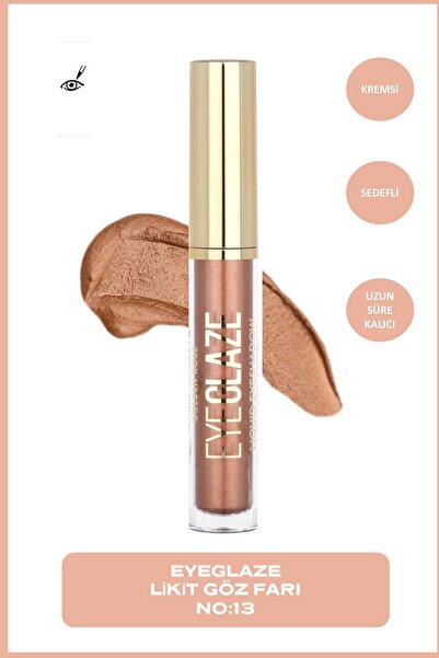 Golden Rose Eye Glaze Liquid Eyeshadow 13 Copper Down Likit Far 3,5 ml