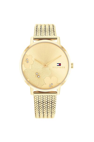 Tommy Hilfiger Women's Analogue Quartz Watch with Stainless Steel Case and Mesh Bracelet 35 mm