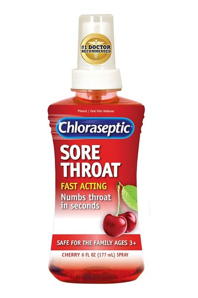 chloraseptic Sore Throat Spray, Cherry Flavor, 6 fl oz