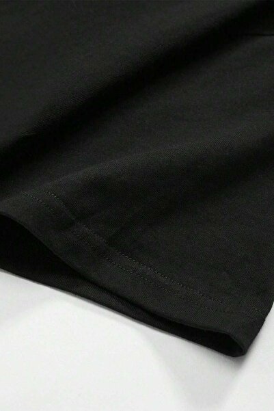 Afri Ανδρικό μπλουζάκι μαύρο oversized κοψίματος με λαιμόκοψη oversized