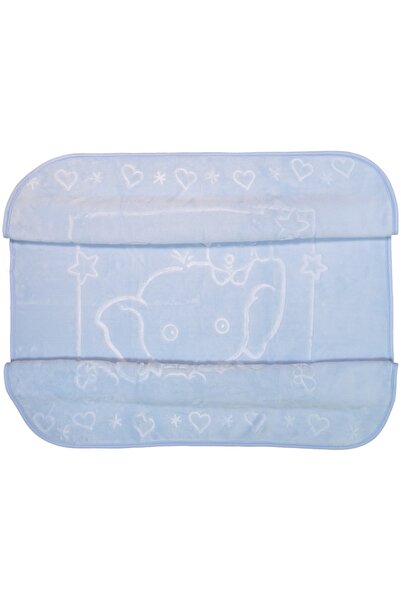 Mia Battaniye Kabartma Desenli Peluş Bebek Battaniyesi 100x120cm