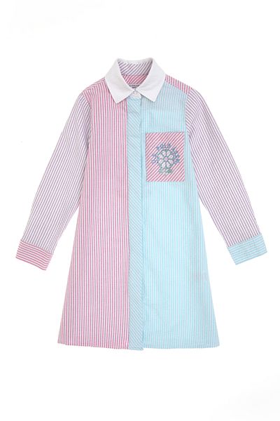 U.S. Polo Assn. Girl's Lilac Woven Dress 50301083-Vr034
