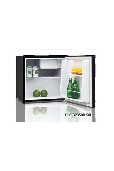 DLC Mini Fridge Single Door Refrigerator 50 Liters, 60W, 50/60Hz, 220-240V 60 W DLC-32350B Black
