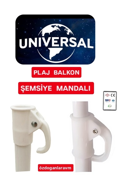 dogant özdoğanlar avm Plaj Balkon Şemsiyesi Mandalı Şemsiye Borusu Sıkıştırma...