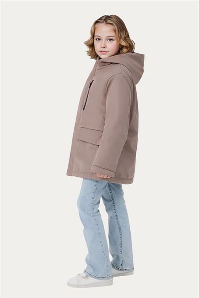 Outriverkids Girl's Mink Fur Lined Water and Windproof Hooded 3-Pocket Winter Coat & Coat & Parka