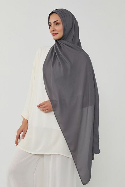 Aisha's Design Combed Cotton Inner Boned Pleated Crepe Shawl,Ps-47