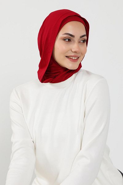 Aisha's Design Combed Cotton Women's Ready-Made Bonnet with Hood and Concealer, B-89P