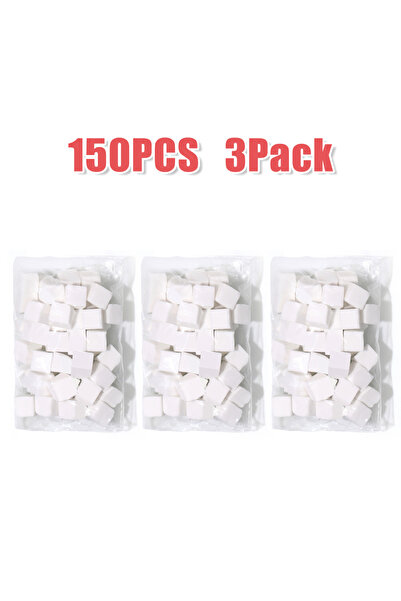 Choice7 إسفنج أبيض 150 قطعة، لينماندا 200/50 قطعة إسفنج أظافر مع قلم فضي للتز...