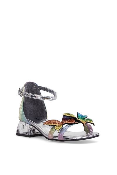 Ayakkabı Fuarı Elit Br-F-150-25Y Filet Female Child Evening Dress Shoes Rainbow