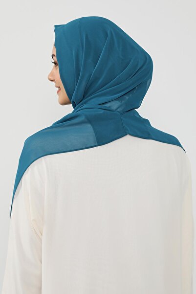 Aisha's Design Πρακτικό σάλι από σιφόν με χτενισμένο βαμβακερό εσωτερικό, PS-48, Βενζίνη