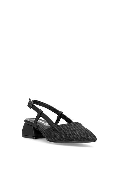 Ayakkabı Fuarı Elit Mst507T Women's Classic Heeled Shoes Black