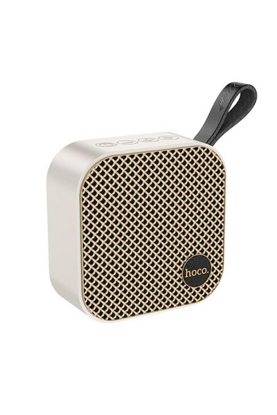 REDz Accessories Bluetooth Speaker, Ultra Compact, Hoco Brand, Model HC22, Autonomy up to 4 Hours, Cream