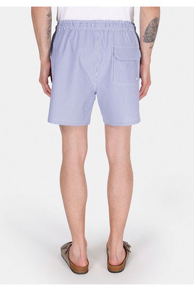 Colin's Мъжки тъмносини бански шорти Slim Fit на райета