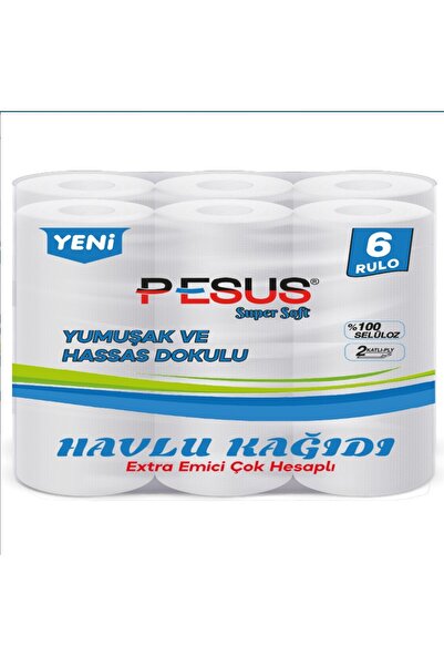 PESUS Super Soft Kağıt Rulo Havlu 24'lü Paket