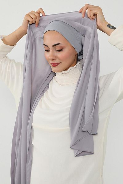 Aisha's Design Combed Cotton Inner Boned Pleated Crepe Shawl,Ps-47