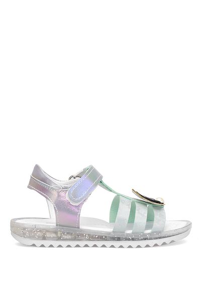 Ayakkabı Fuarı Elit Şa-P-034-25Y Booties Girls Flat Sandals Green