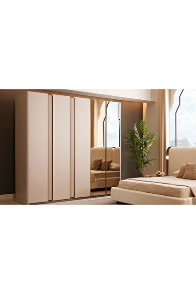 CaddeYıldız Dafni 5 Kapılı Gardrop