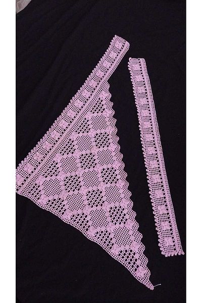 Papatyam Handcrafted Dowry Towel Edge Hand Knitted Crochet/Towel Edge/Handmade/Hand Embroidery/ from Cotton Thread
