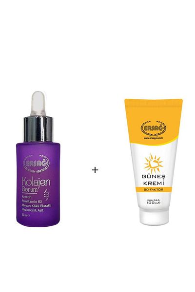 Ersağ Ersağ Sunscreen + Collagen Serum