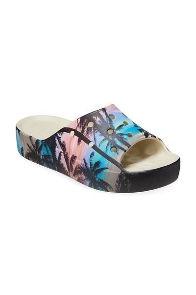 Crocs Crocs Classic Platform Retro Resort Flip Slippers - 208765-2Y3