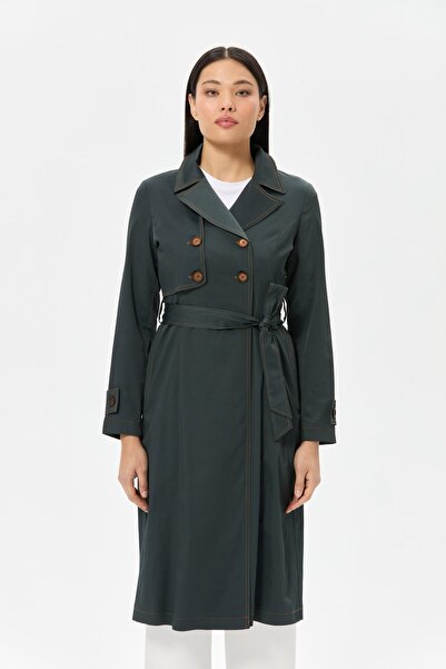 Esswaap Dikiş Detaylı Trenc Zümrüt