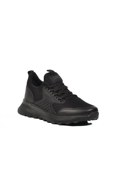 WALKWAY 25106 m Black-Black Lightweight Flexible Men's Sports Shoes