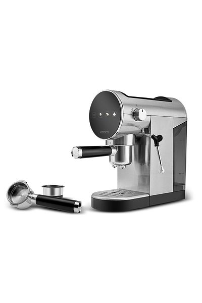 Karaca ماكينة صنع القهوة Art 1361 Inox Digital 20 Bar المطحونة والإسبريسو والكابتشينو والكبسولات
