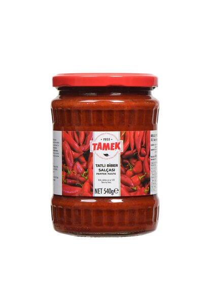 TAMEK Tatlı Biber Salçası Cam 540 gr