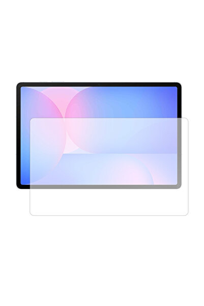 Microcase Samsung Galaxy Tab S10 FE Plus Tablet ile Uyumlu Tempered Glass Cam...