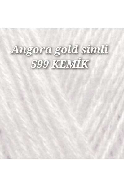 Alize Angora Gold Glitter 100Gr Hand Organ Floss 599