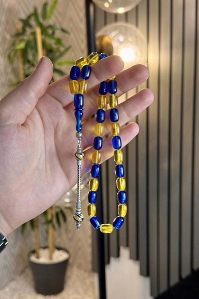 dergah tesbih Premium Series Silver Tassel Rosary