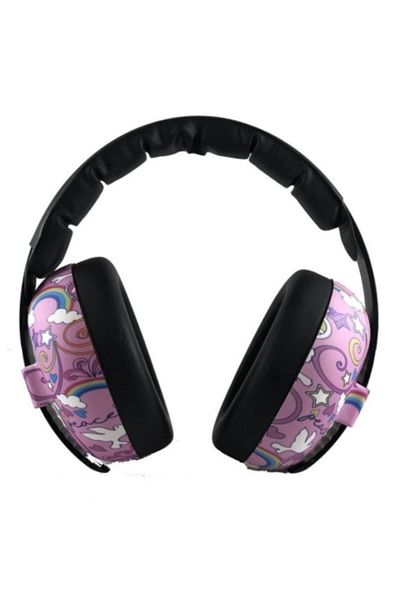 Banz Earmuffs for Babies and Children, Bubzee, 3-36 Months, Pink Multicolor