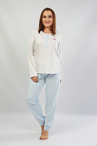 VİENETTA Büyük Beden Uzun Kol Pijama Takım
, 106178