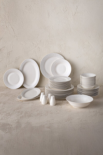 Emsan New Bone Margot 56 Parça 12 Kişilik Yemek Takımı