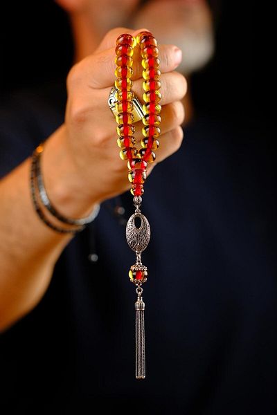 dergah tesbih Prayer Beads - Amber