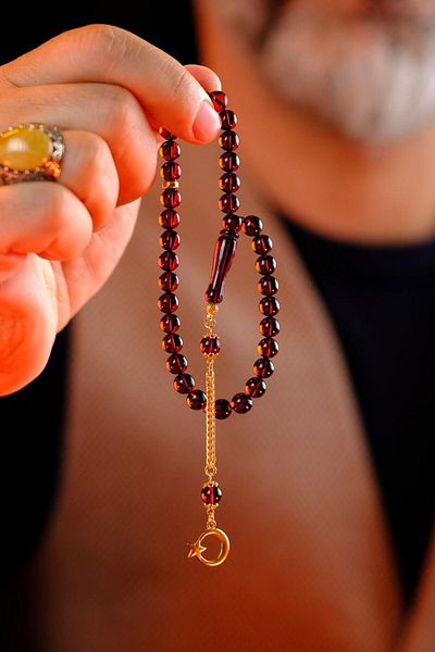 dergah tesbih Prayer Beads - Amber