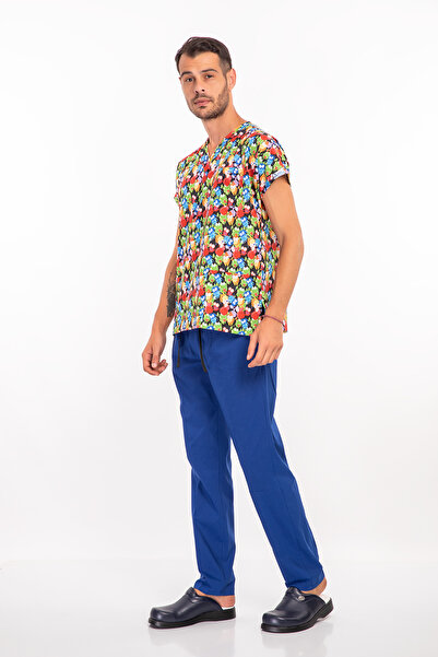 Nur Medikal Giyim Šarene žabe Sa deznom Sa likrom Gornji i donji deo