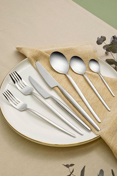 Karaca Whisper 84 Pieces 12 Personality Elegance Fork Spoon Knife Boxed