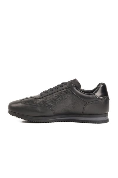 AYAKMOD Black Genuine Leather Men's Casual Shoes 2K1004-Hk-7811 m