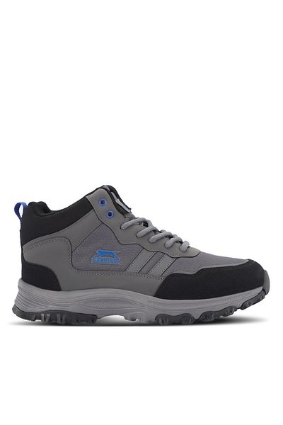 Slazenger Winter Waterproof Ankle Length Lace up Boots Dark Gray Men's Boots